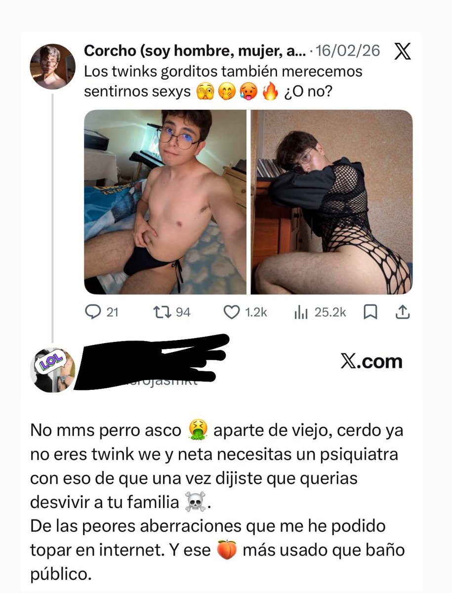 Corcho (soy hombre, mujer, animal, lo que sea) tweet media