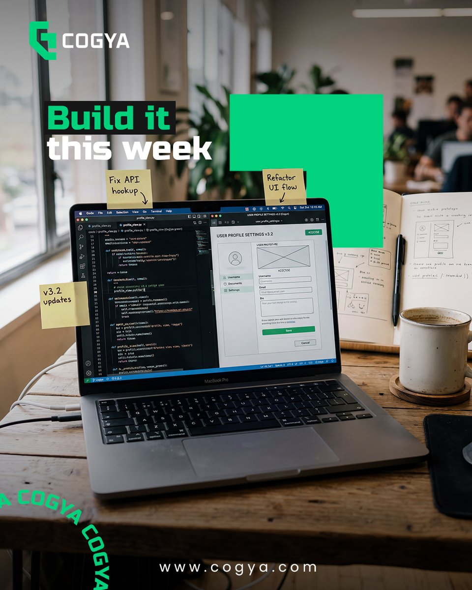 cogya1's tweet photo. If an agency quotes you 3 months for a prototype, find a new agency.

The coding cycle has collapsed. With the latest AI coding tools, we can build a functional Proof of Concept (POC) in 48 hours.
You don't need to wait a quarter to see if an idea works. You should be able to touch it, test it, and break it by Friday.

Speed is the new quality.
Have an idea you've been sitting on? Let’s build the POC this week.

#RapidPrototyping #DevSpeed #Execution #CogyaAI