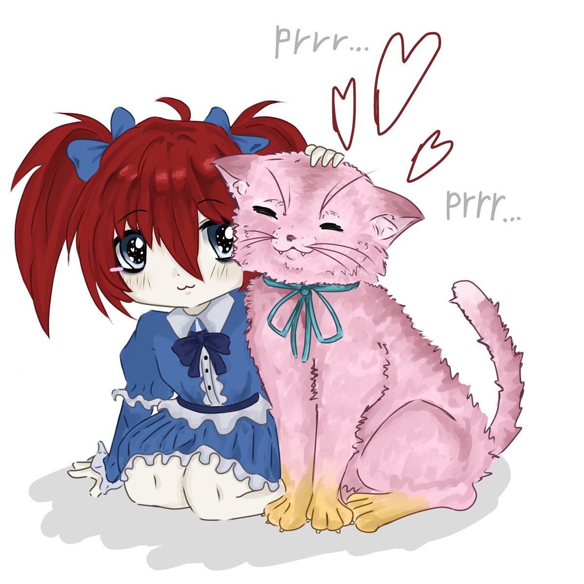 aximeoow's tweet image. baby poppy and kitty kissy #poppyplaytime #kissymissy #poppy