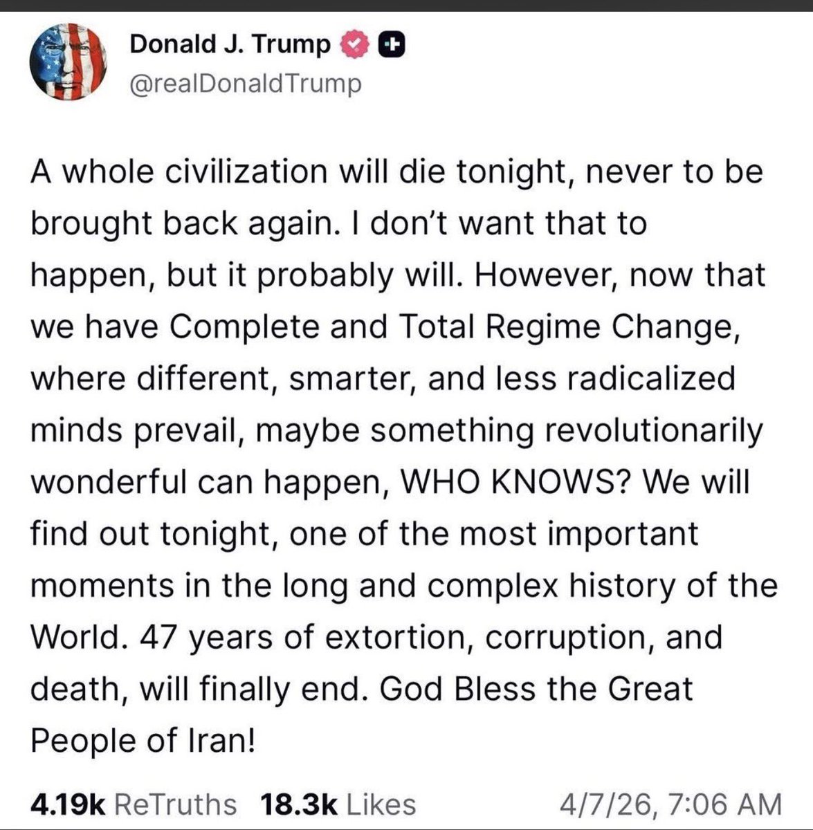manueloliver00's tweet photo. OK! Now I’m confused. Isn’t this exactly the kind of situation where the FBI should track down whoever wrote this thread, arrest them, and remove any weapons they might have access to? This feels like a school shooter on steroids. Hurry up @FBIDirectorKash https://t.co/BTGA4Hxlnn