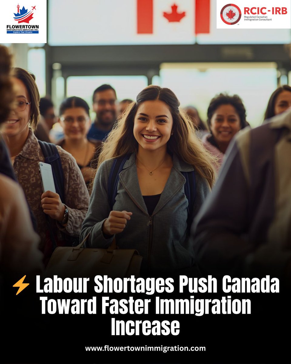 flowertownimmi's tweet image. ⚡ Labour shortages are putting pressure on 🇨🇦 Canada to act faster than planned!

With workforce gaps rising, immigration levels could increase sooner than expected 📈
More PR draws, more opportunities, and a possible policy shift ahead 👀

#CanadaImmigration #PR #ExpressEntry