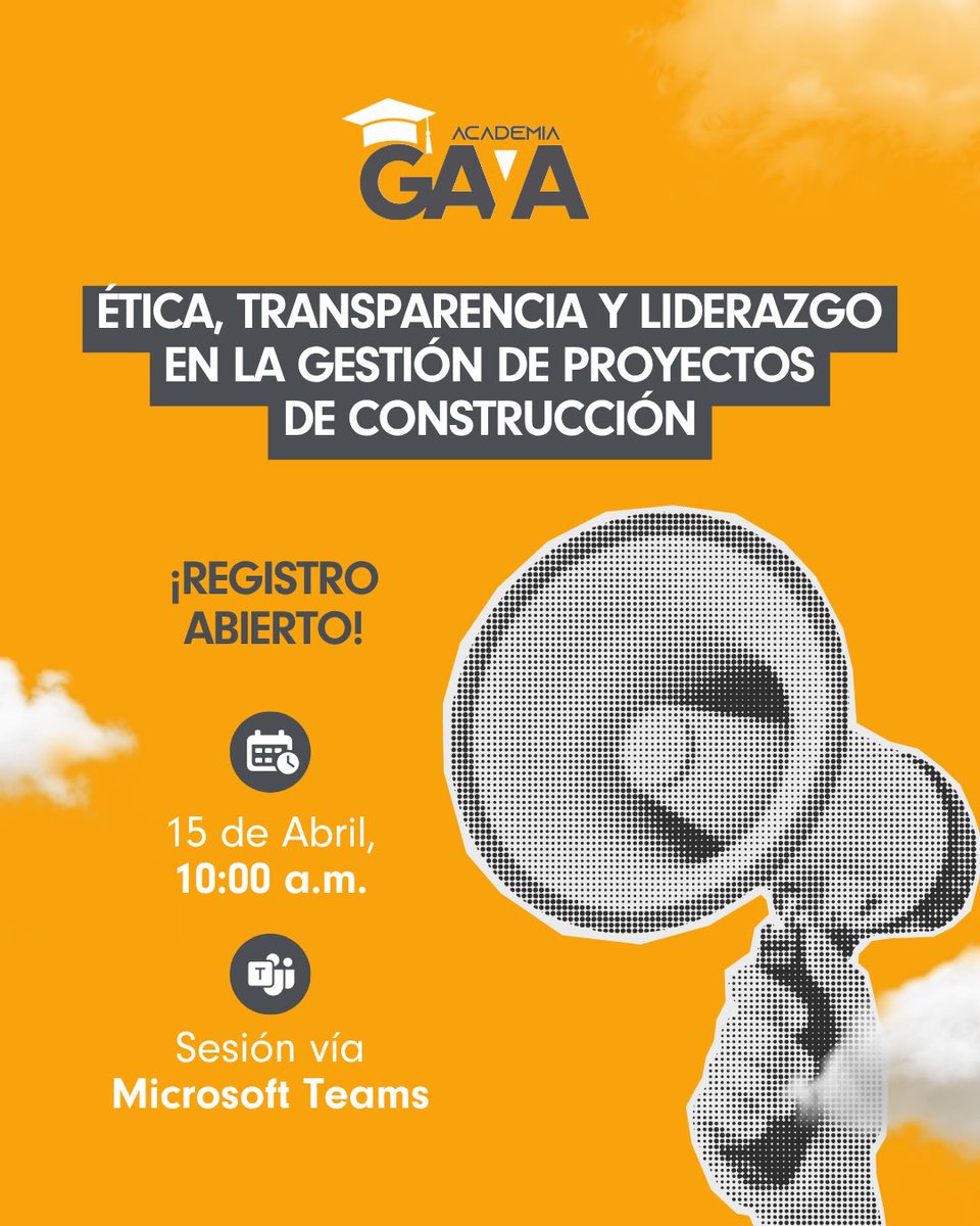 Estamos a 8 días de nuestra charla “Ética y Liderazgo: el pilar invisible de la construcción de alto impacto”.

15 de abril | 11:00 AM
Regístrate: blog.gaya.mx/-inscripcion-9…

#AcademiaGAYA