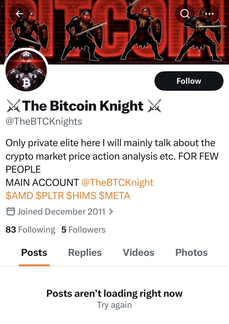 ⚔️The ₿itcoin Knight⚔️ tweet media
