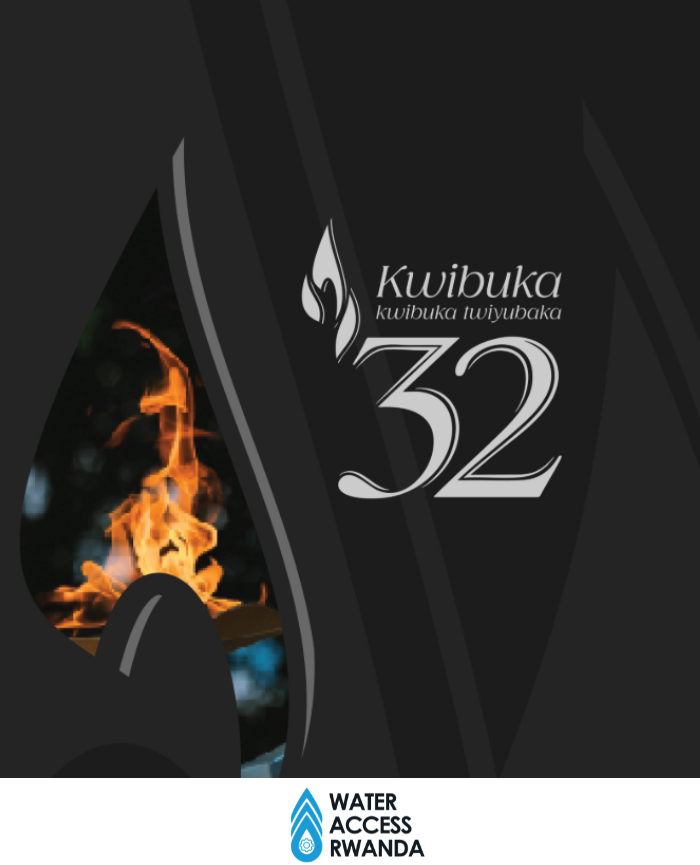 WaterRwanda's tweet photo. Water Access Rwanda yifatanyije n’Abanyarwanda ndetse n’isi yose muri rusange mu kwibuka ku nshuro ya 32 Jenoside yakorewe Abatutsi mu 1994. https://t.co/OHIDhl0Nun