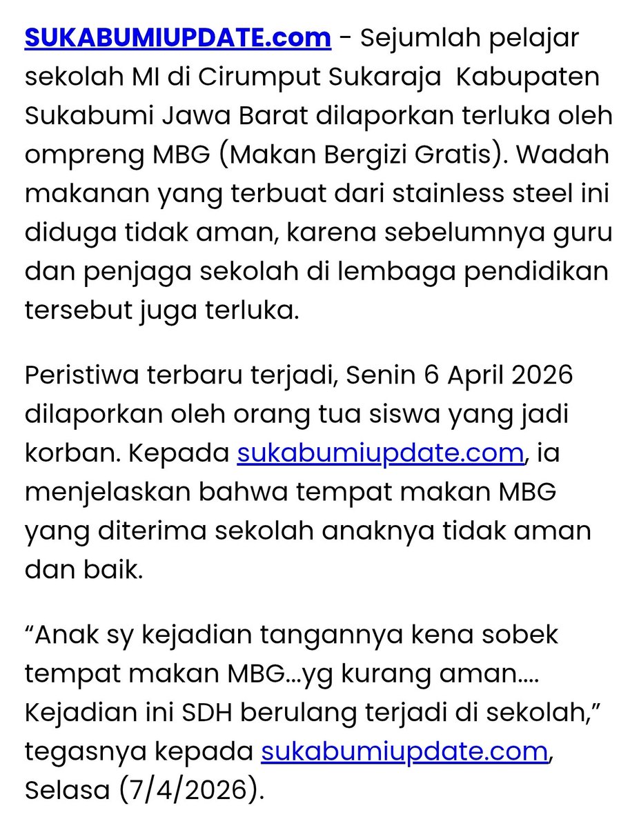 MBG Jelek tweet media