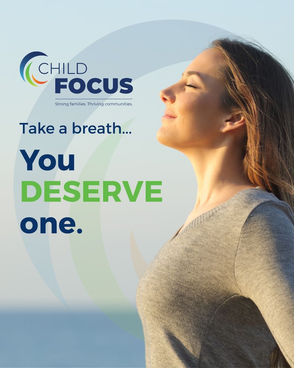 Take a breath. You deserve one. 🌿

If you need support beyond a deep breath, we're here for your whole family.

child-focus.org/mental-health/…
#MentalHealth #ChildFocus