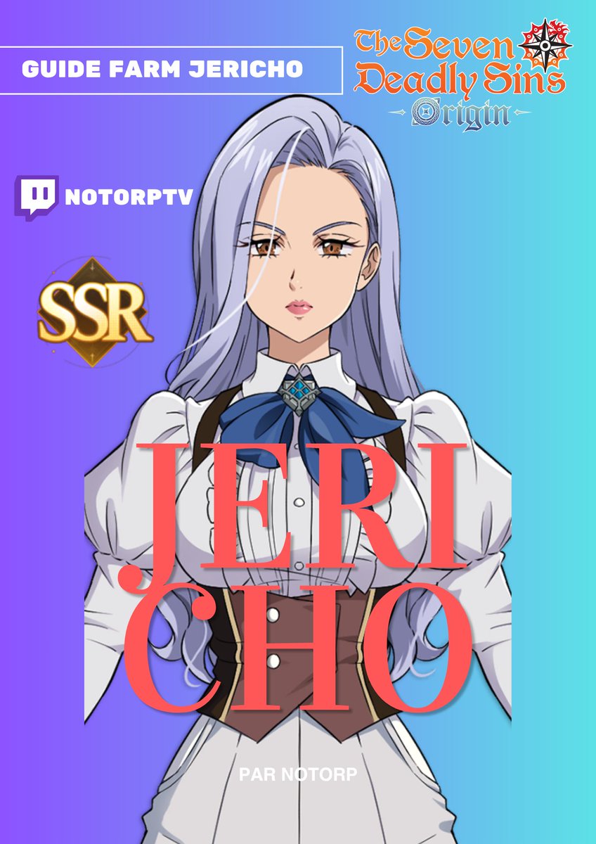Notorp11's tweet photo. GUIDE FARM JERICHO 7DS ORIGIN V2

#7ds #7dsorigin #jericho https://t.co/BkFPkKFZsP