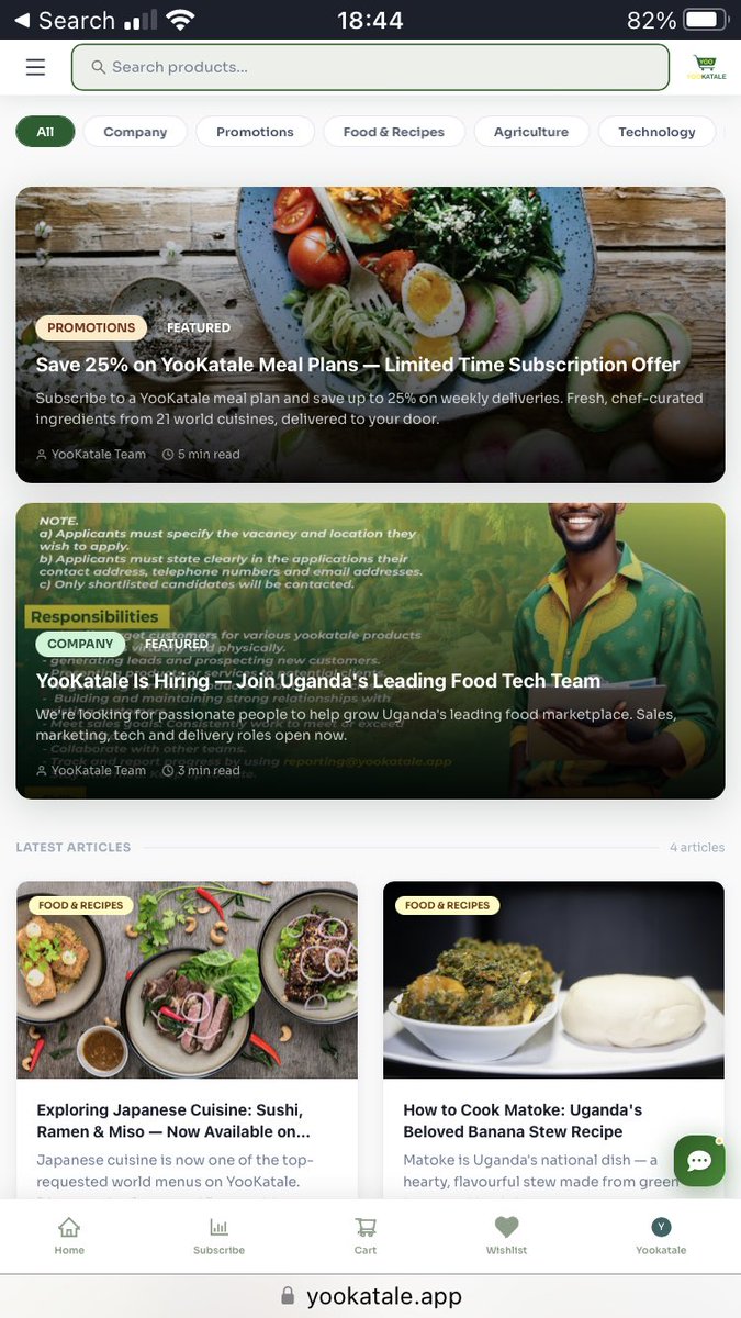 Yookatale App tweet media