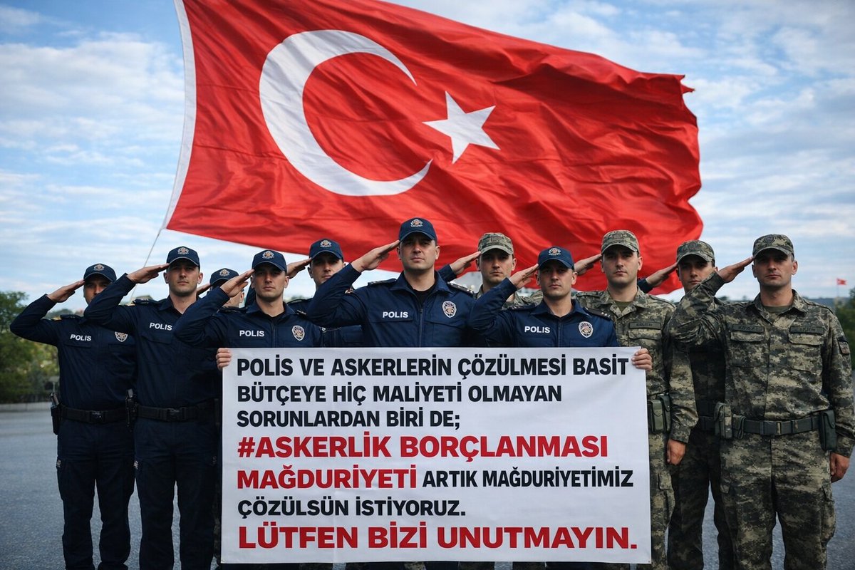 y7187013's tweet photo. @avertugrulkaya Sn Vekilim;
Polis ve Askerlerin çözülmesi basit bütçeye hiç maliyeti olmayan sorunlardan biride; #ASKERLİK BORÇLANMASI mağduriyeti 

Artık mağduriyetimiz çözülsün istiyoruz.
Sesimiz olurmusunuz. https://t.co/4O9QbJAzXI
