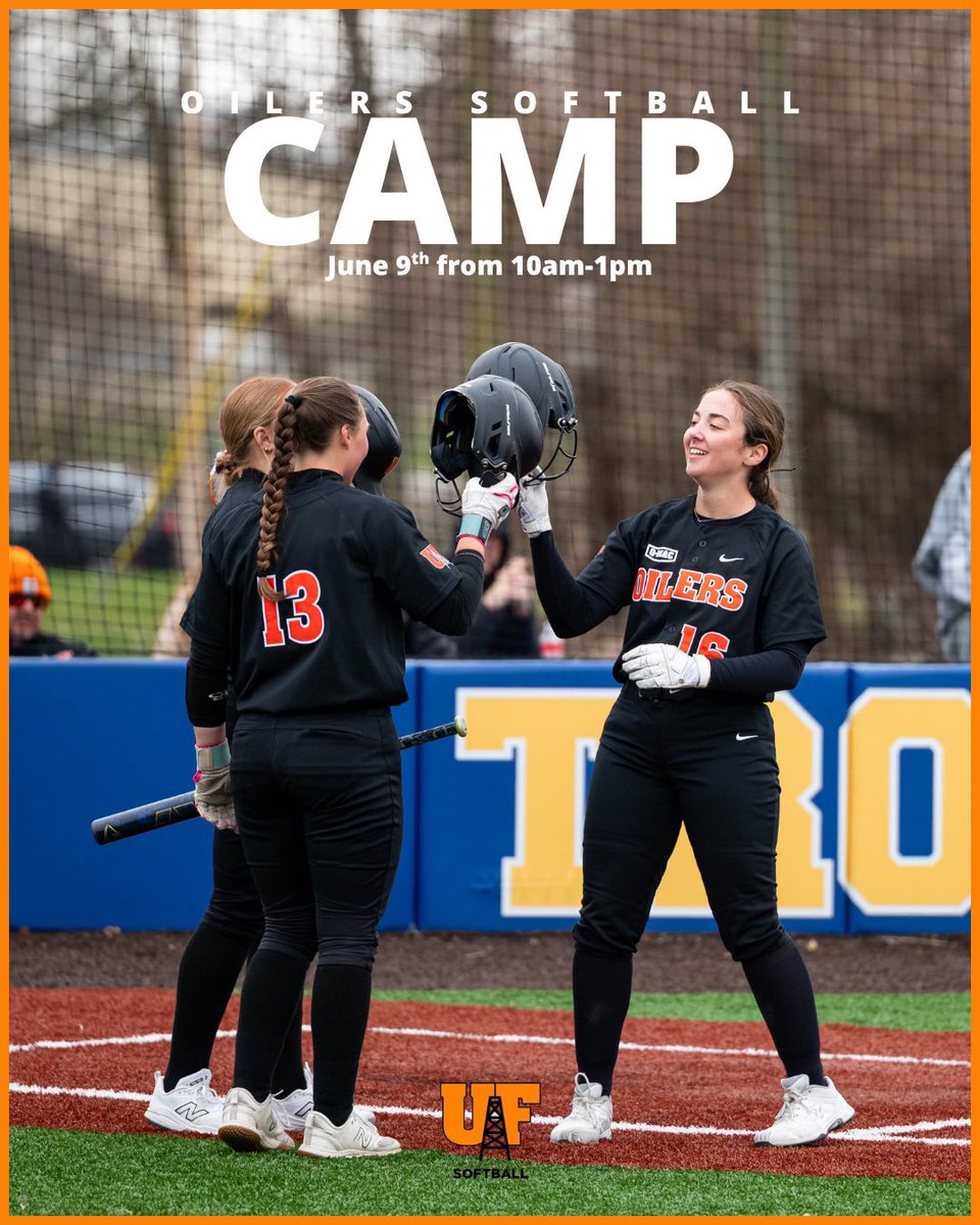UFOilerSoftball's tweet photo. Sign up now for camps this summer!
🔗https://t.co/5meNYC2SIx
#GOILERS https://t.co/CnPC1gRXce