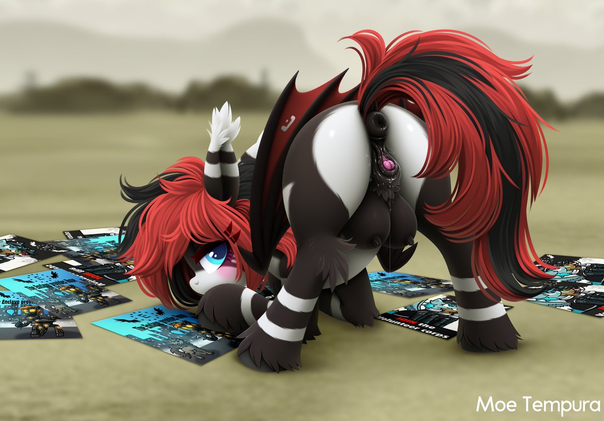 JadeThebugg's tweet photo. Wanted to show my main oc. The pony pictures are by Moe Tempura, while the Antro pic is by Nevobaster. https://t.co/saKKConA4x