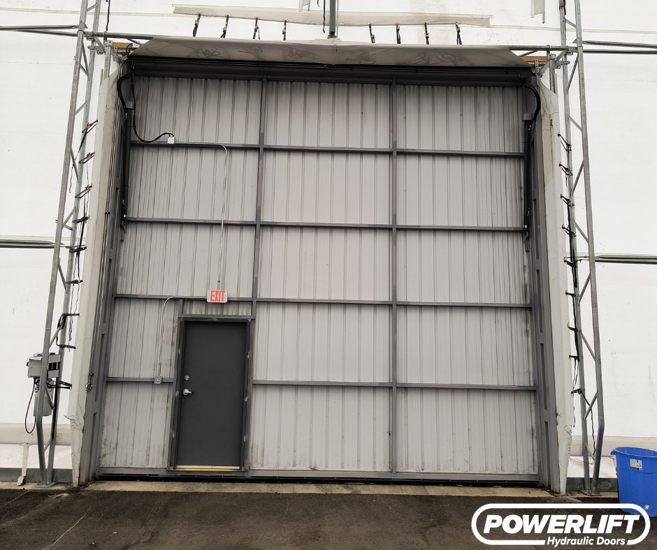 DoorsPowerlift's tweet photo. Built for scale. Built to perform.

The Port of West Virginia just got a major upgrade with four 22' x 20' PowerLift Hydraulic Doors, with two installed on each building to maximize access and efficiency.

Designed to handle demanding environments, these doors provide the strength, reliability, and clear opening needed for large equipment, storage, and daily operations.

Installed by PowerLift Doors by Metal Monkey, this project showcases how the right door system keeps operations moving smoothly.

• Four 22' x 20' hydraulic doors
• Two doors per building for optimal workflow
• Reliable performance for high-demand industrial use

#PowerLiftDoors #HydraulicDoors #PortOfWestVirginia #IndustrialStrength #BuiltToPerform #HeavyDuty