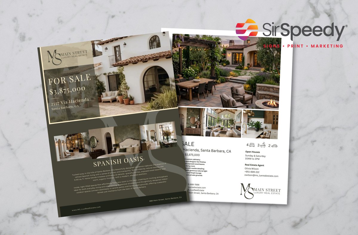 sirspeedycorp's tweet image. Sharp imagery. Intentional layouts. Finishes that elevate everything they touch. #SirSpeedy produces print that communicates quality before the first word is even read. Every page, every finish, every detail is built to reflect quality and intention.
#Printing #MarketingMaterials