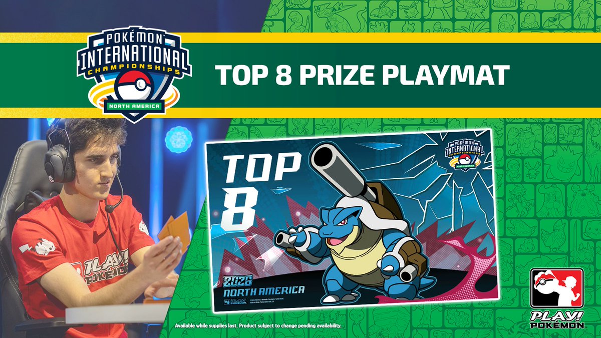 pokecamatomeru's tweet image. 【ポケカ海外大会】
「Pokémon North America International Championships(NAIC)2026」で配布されるWelcome Kit(ウェルカムキット)などの情報が公開されました

✅メガカメックスのサプライ
・プレイマット
・デッキシールド
・デッキケース

プレイマットは上位入賞者の景品もあります