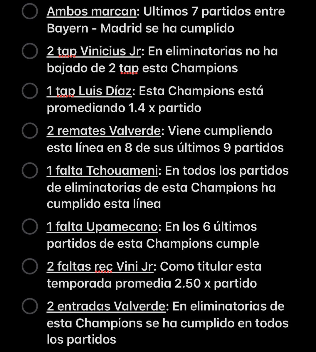 Real Madrid - Bayern analizado 👀

Asegurada cuota 21 con mucho valor

Si es ✅, regalo 25€ a un ❤️ y seguidor