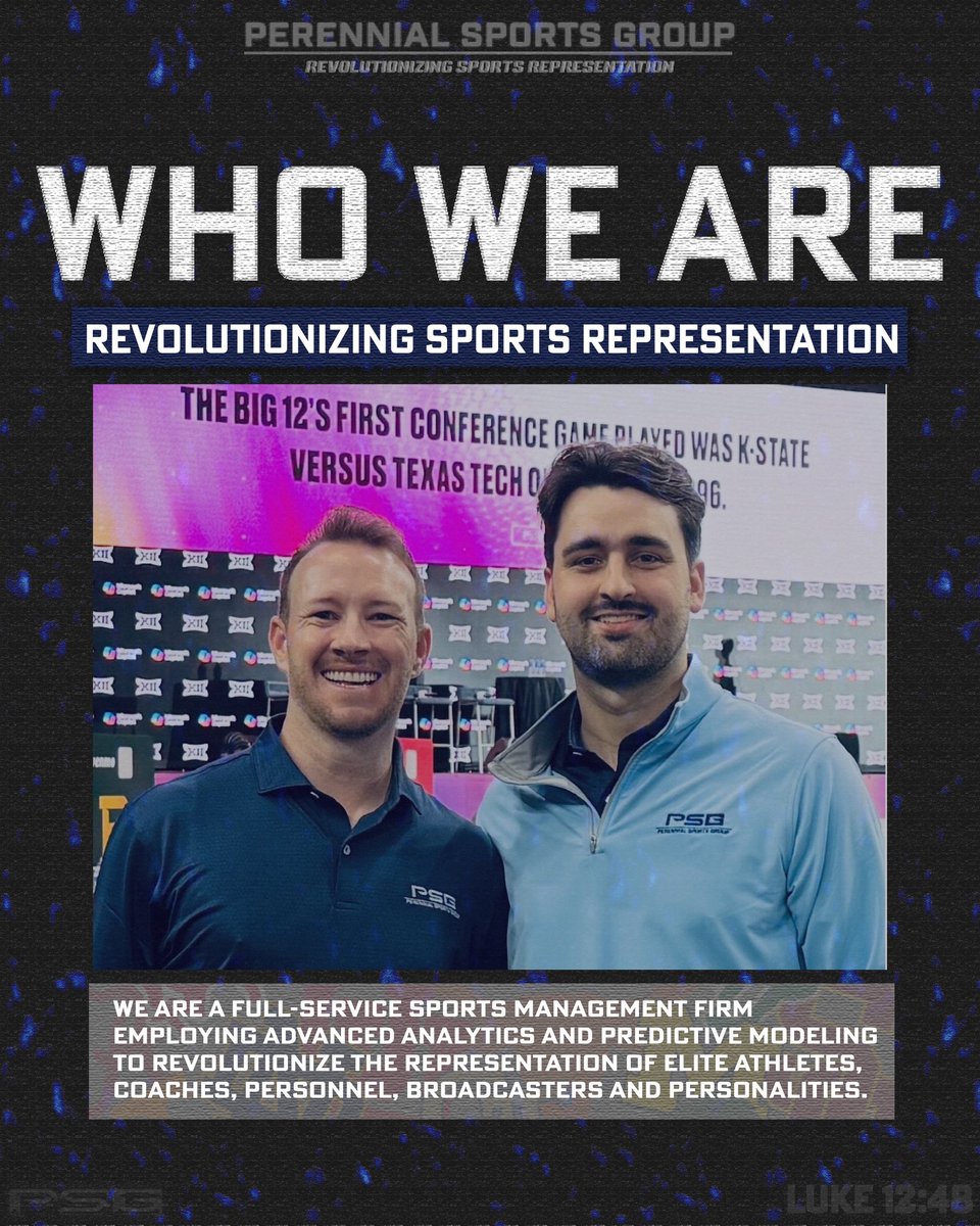 Perennialsg's tweet photo. Athletes shouldn’t have to try to navigate the world of college sports on their own. They shouldn’t have to try to figure out to the ins and outs of the transfer portal, the legal and tax implications of their NIL deals, or how to protect their interests and safeguard their future without any help, and the stakes are too high to allow athletes to be advised through this process by self-interested representatives who care more about themselves and their interests than the athletes they claim to represent.

Athletes deserve experienced, knowledgable, and trustworthy representatives. They deserve agents with the legal expertise to help them navigate the pitfalls of college athletics and guide them towards long-term success. 

Athletes deserve an agency that takes an all-encompassing, integrity-driven approach to athlete representation, an agency that is constructed around their needs and tailored to actually address those needs. They deserve an agency that is hyper-focused on revolutionizing sports representation by altering what the sports world expects out of its representatives. 

Athletes deserve Perennial Sports Group.

#collegeathlete #collegesports #collegefootball #collegebaseball #nil