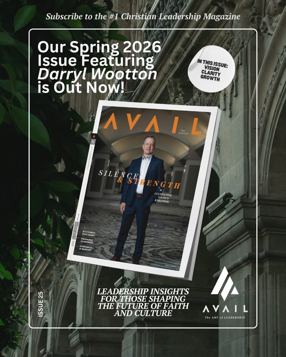 📖 Honored to be a part of the Spring 2026 Issue of Avail Journal. 

I am excited to share that my new book, "Shh! - Leading with Quiet in a World of Loud" will be available everywhere books are sold on May 1…But shh 🤫 that's a secret (for now). 

You can get a preview in