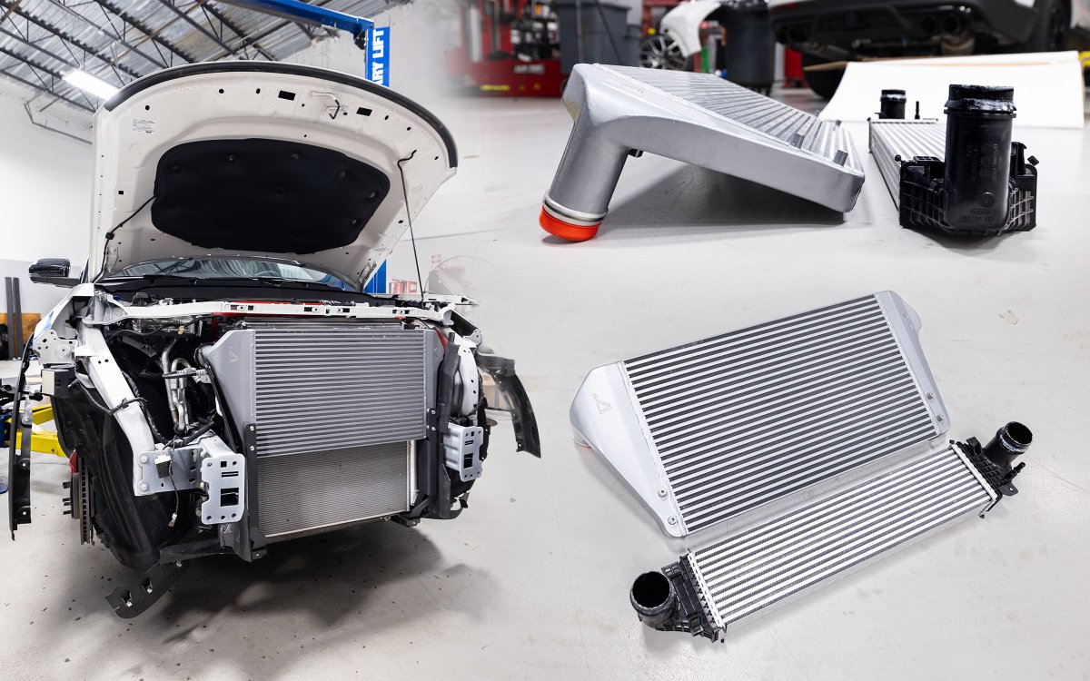 themustangking's tweet image. Beat the heat with CV Fabrication's Intercooler - NOW 10% OFF! 

buff.ly/MpGu1t8 

Check out all of CVFabrication Ecoboost Products ON SALE, including charge pipes, downpipes, intercoolers, and more for Explorer ST, Bronco, &amp;amp; F-150. 

#cvfab #explorerst #ecoboost #ford