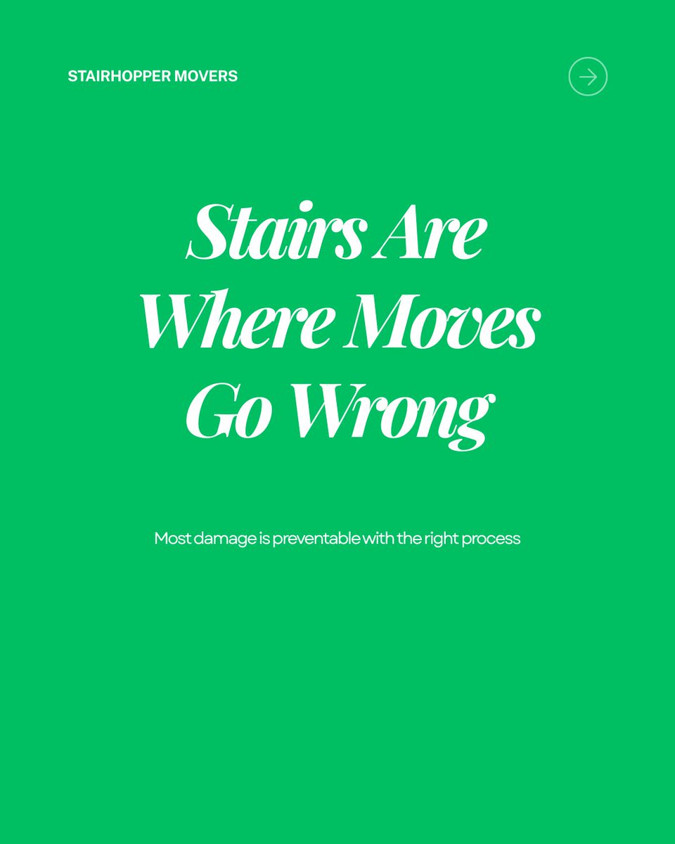 Stairhoppers's tweet image. Stairs shouldn’t be your move’s biggest hurdle — we make every step smooth and safe! 💪 
#StairwayToEasy #MoveWithEase #NoMoreMovingHassles