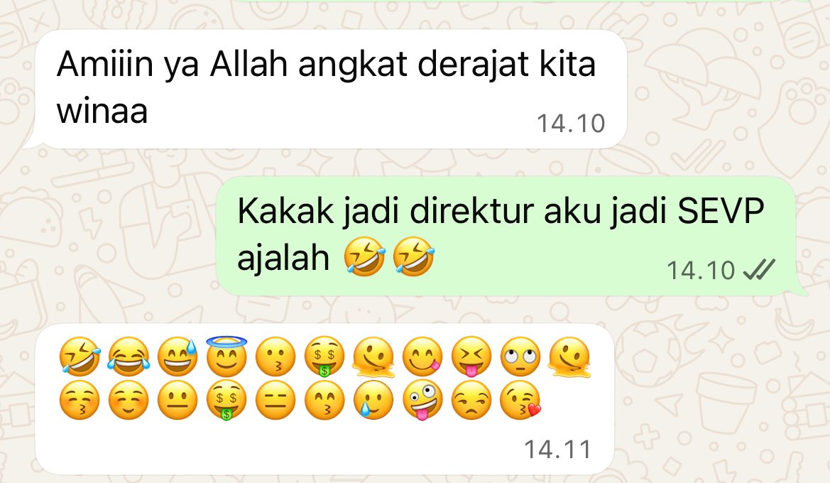 winasembiring's tweet photo. Namanya juga doa. Gak mau yang nanggung https://t.co/0uoviFSR9l