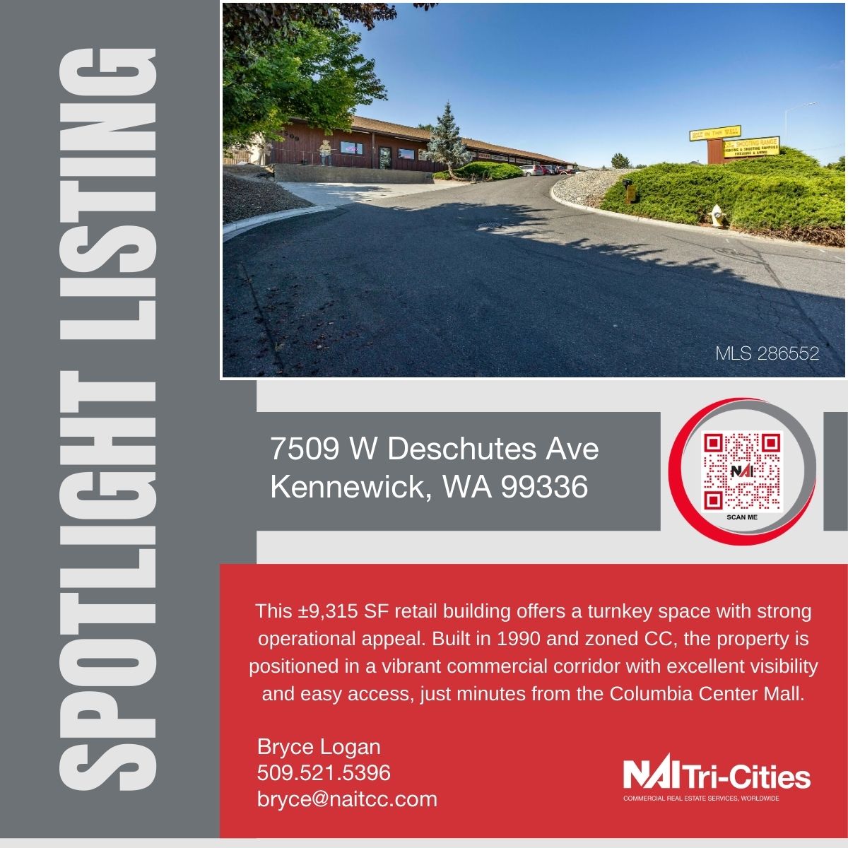 Spotlight Listing: Kennewick, WA

#NAITCC #TriCitiesCRE #NAIGlobal #Brokers #CommercialRealEstate #KennewickWA #RetailSpace #RetailProperty #InvestmentProperty