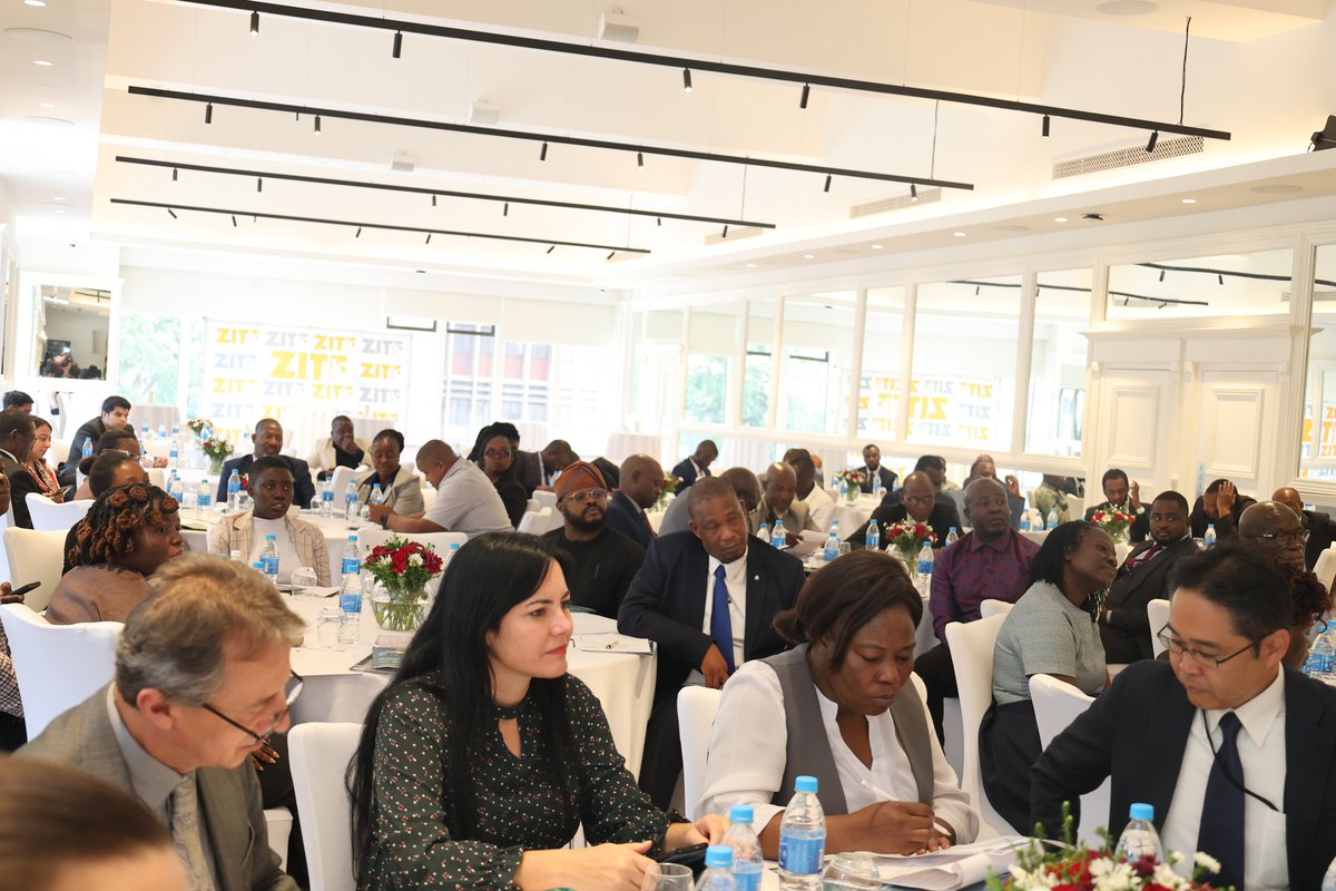 Min_of_IC's tweet image. 🇿🇼 Strengthening Global Partnerships Ahead of #ZITF2026

Today, Ms. F.A Makombe, Chief Director, @Min_of_IC, delivered a keynote address at the Diplomats’ Breakfast Engagement Meeting at Hyatt Regency Hotel #Harare on behalf of the Minister, Hon. N.M. Ndhlovu.