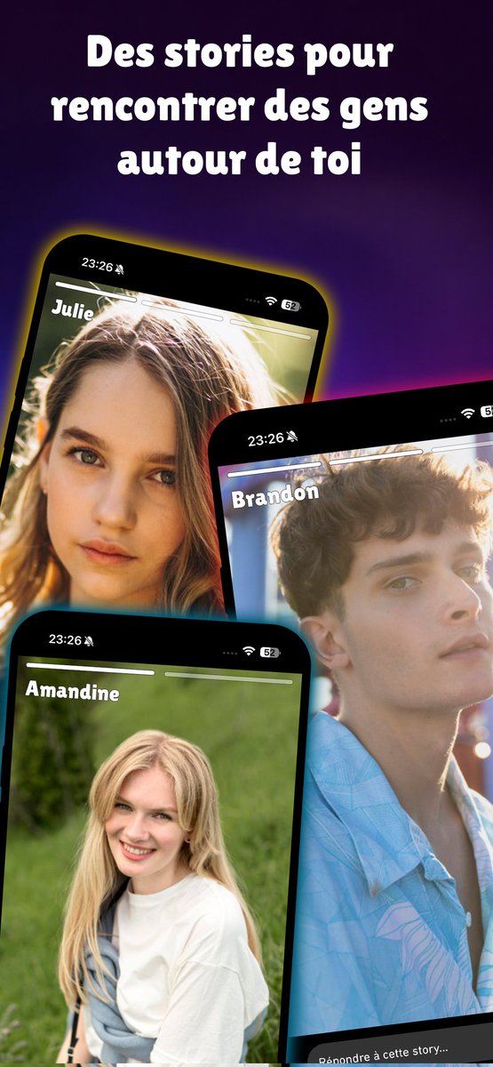 Sondago_appli's tweet photo. 🟣 Sondago : Nouveau réseau social français ! 
➡️ Android : https://t.co/Pwf8Xszk0t
➡️ IOS : https://t.co/54tsxmi9ne https://t.co/70gjIHt8JB