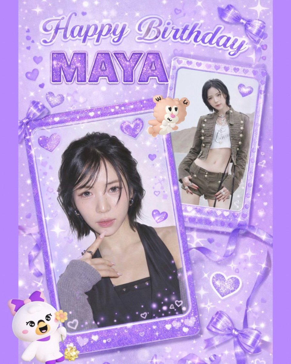 piiii_34's tweet photo. ℍ𝕒𝕡𝕡𝕪 𝔹𝕚𝕣𝕥𝕙𝕕𝕒𝕪 𝕥𝕠 𝕄𝔸𝕐𝔸 🦢💜

⠀ ˗ˏˋ꒰🎂꒱ˎˊ˗   おめでとう𓂃𓈒𓏸

#NiziU https://t.co/2kaBCcB55V