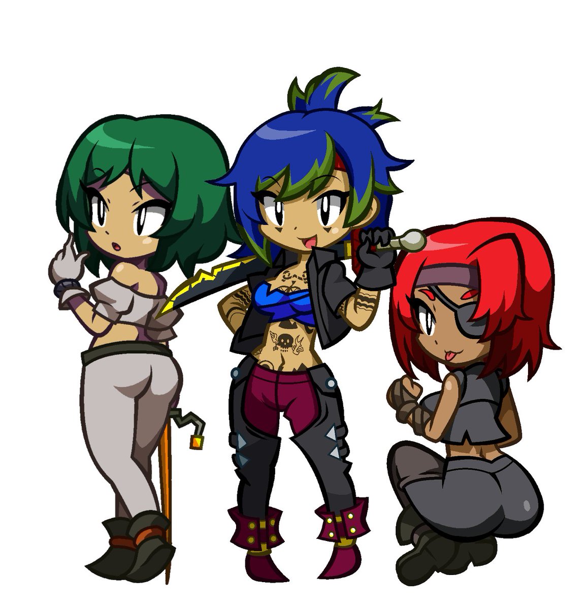 Tacks_Evader's tweet photo. Some super fun art of my pirates by @ssYuYu00 https://t.co/v5aERC8MD2
