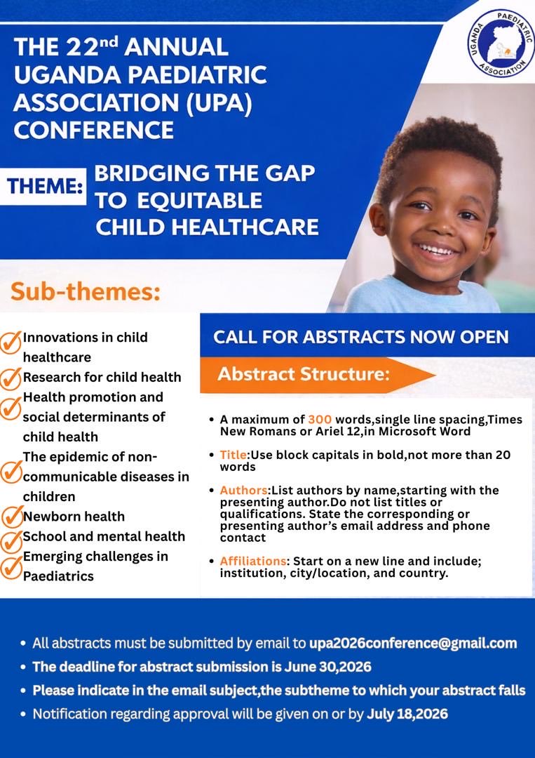 Uganda Paediatric Association (UPA) tweet media