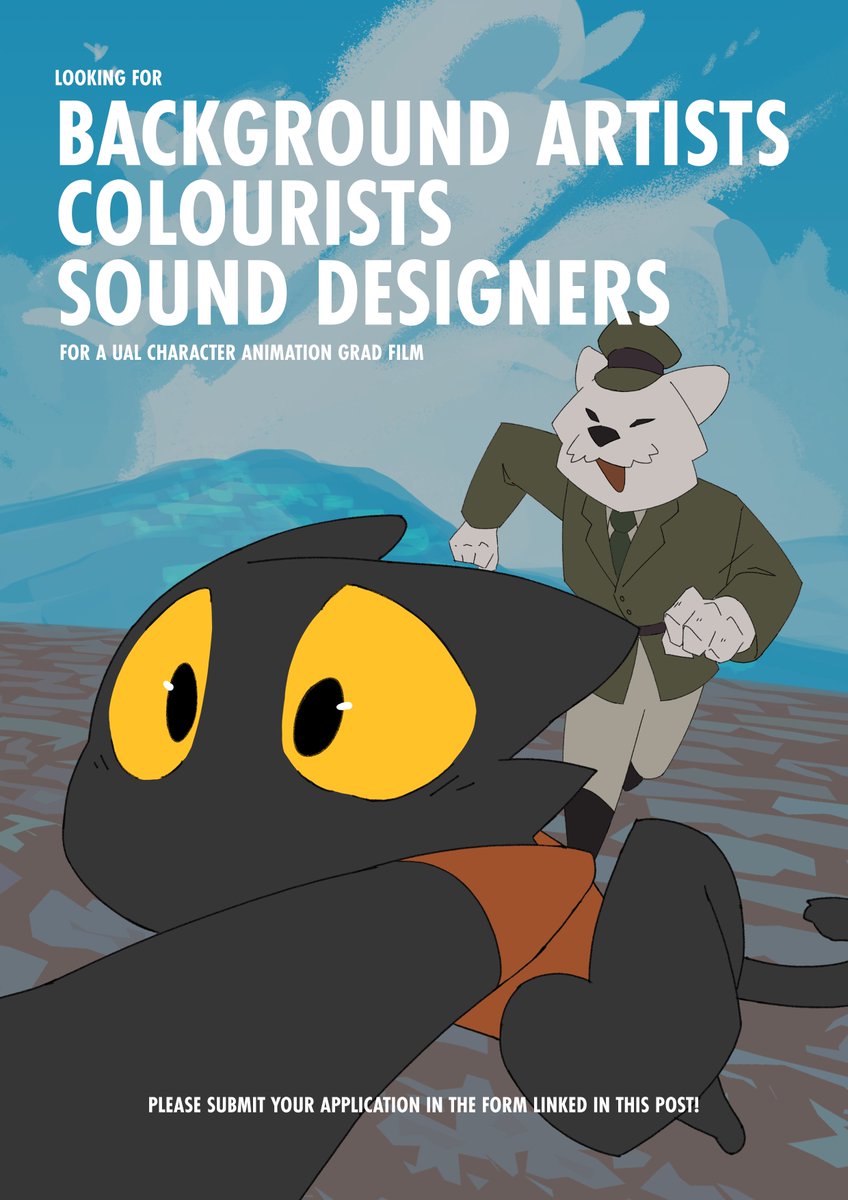 pandashkart's tweet photo. LOOKING FOR BACKGROUND ARTISTS AND COLOURISTS!

Hii!! I am currently looking for help on my UAL grad film! If you're interested, please fill out the form in the thread! https://t.co/3enw1t6AXk