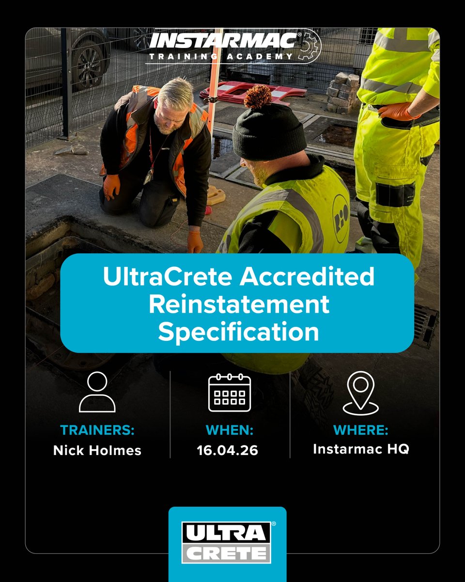Instarmac_Tech's tweet image. ⭐ UCARS Training – Take Your Skills to the Next Level! ⭐

Ready to stand out in your field? 💪

📅 Spaces are limited – book your spot today!
trainingacademy.instarmac.co.uk/event/ultracre… 

#UCARS #SkillUp #ConstructionTraining #CareerProgression #IronworkExcellence #TrainToSucceed