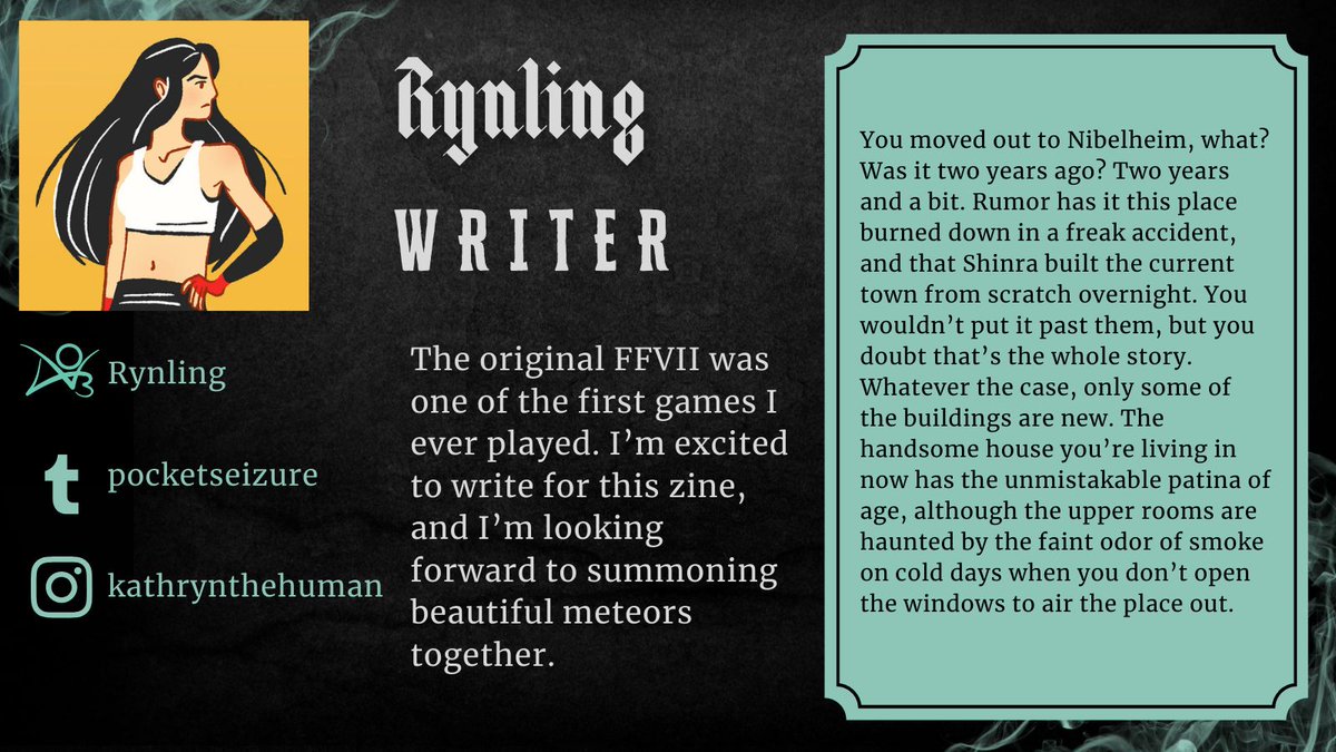 Gloriosa: A Sephiroth Zine tweet media