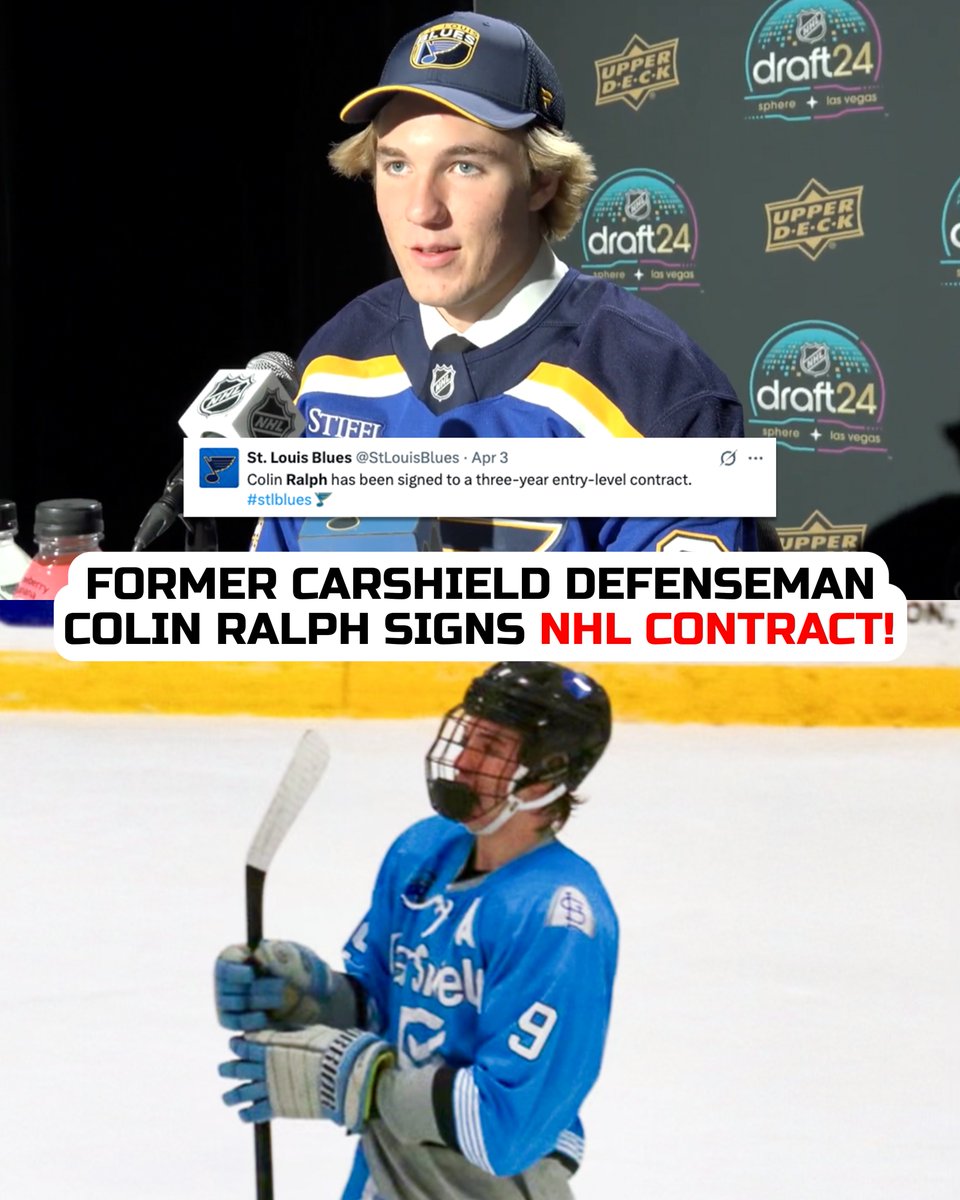 NAPHL's tweet photo. Congratulations to T1ER alumnus Colin Ralph on signing an entry-level contract with the St. Louis Blues!
#ExposureRedefined
οΏ½οΏ½οΏ½οΏ½: https://t.co/eHrOwQbGJZ https://t.co/377VcroQVa