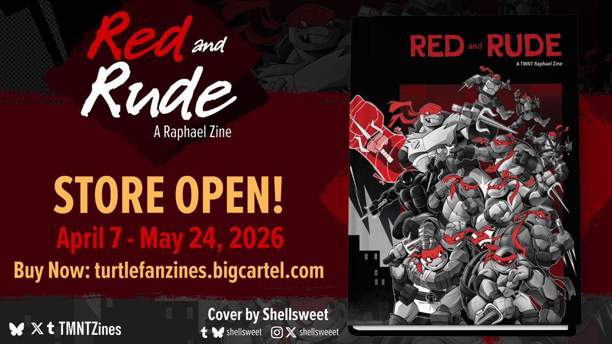 Red & Rude: A Raphael Zine - PREORDERS 4/7-5/24 tweet media