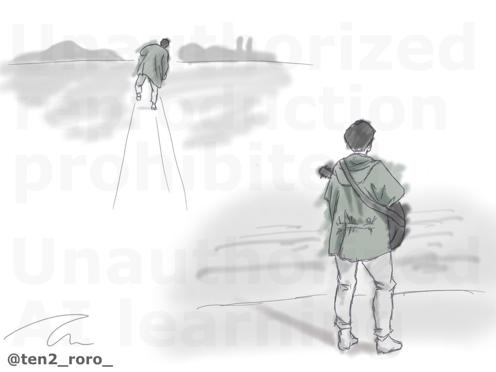 ten2_roro_'s tweet photo. らくがきすぎるので深夜にこっそりと。
大好きなところが昔から変わらなくて本当大好き💚 https://t.co/E41kLCzIdx