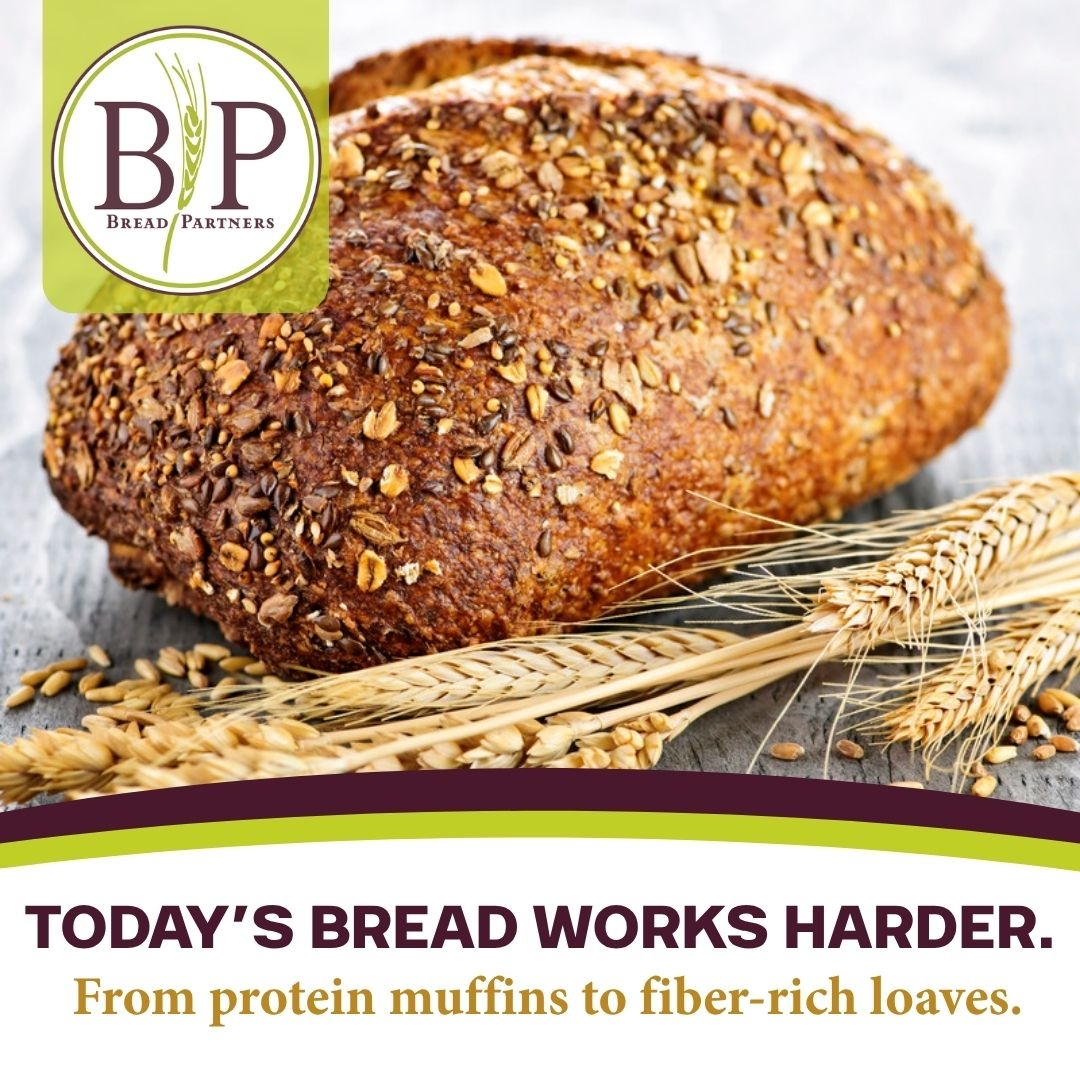 BreadPartners's tweet image. Today’s bread works harder.

From protein muffins to fiber-rich loaves, the “better-for-you” shift is changing what consumers expect from every bite.

With Reddi-Soaked Fiber Grains, it’s easier to deliver more nutrition, texture, and performance.

#BakewiththeBest #BreadPartners