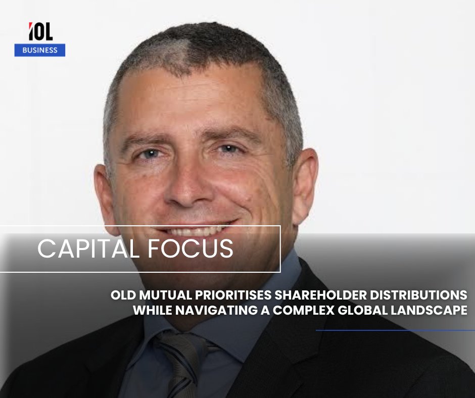 IOL's tweet photo. Old Mutual doubles down on shareholder returns, strategic growth, and digital investments, reshaping its operating model for sharper execution and accountability. R3bn buyback boosts investor confidence.
#OldMutual #JurieStrydom #ShareholderReturns
Read more here: https://t.co/WEg2JlaxEp