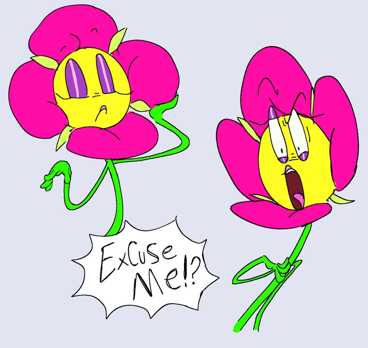 carrowthearrow's tweet image. flower doodle #bfdi #osc #osctwt #flowerbfdi
