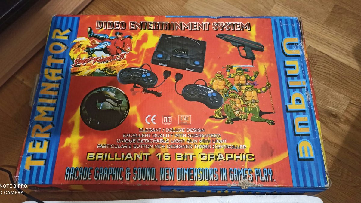 401_db's tweet image. New arrival item at Unauthorizon.

Brand: UNIQUE, TERMINATOR  
Name: VIDEO ENTERTAINMENT SYSTEM 
Model: BS-500AS
Region: unknown

#Famicom/#NES based console, released by unknown supplier.

unauthorizon.org/record/rechTdf…

#famiclone #bootlegconsole #retrogame