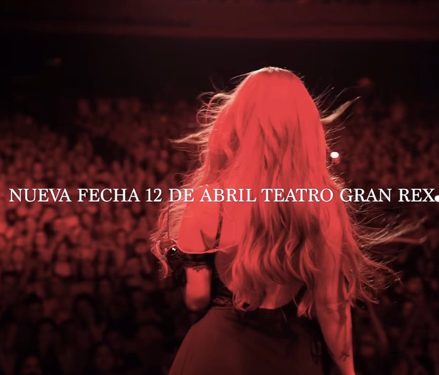 _angeladata's tweet photo. Ángela Torres anuncia una TERCER fecha en el Teatro Gran Rex el 12 de abril. https://t.co/M6yIWUhnVT