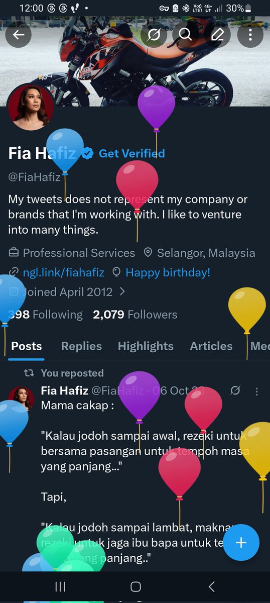 Yeay ada baloons!