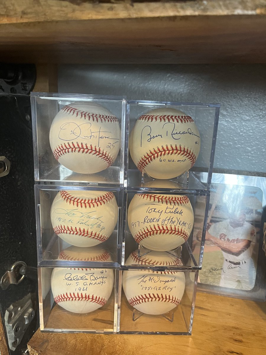 Recent additions to the Bobby Richardson family include some odd-ball pieces: ‘62 Topps Stamp, ‘63 Topps Peel-off, and the ‘64 Hasbro “The Challenge” player card.