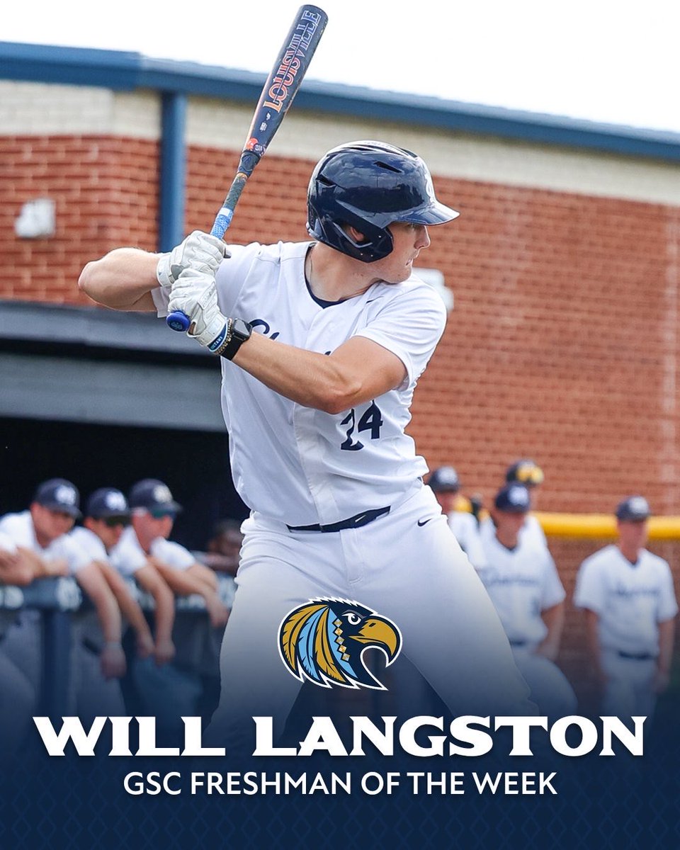 GoChoctaws_BB's tweet photo. Are we surprised? Not at all. 

Will Langston earns GSC Freshman of the Week for the second time this season! https://t.co/PoBZ6jRi8t