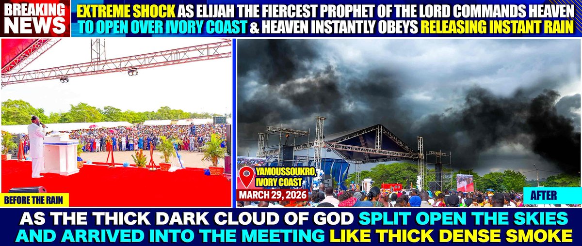 God The Father has come down himself to confirm to this generation that indeed this are the messenger that is calling the church to #Prepare4ChristReturn.