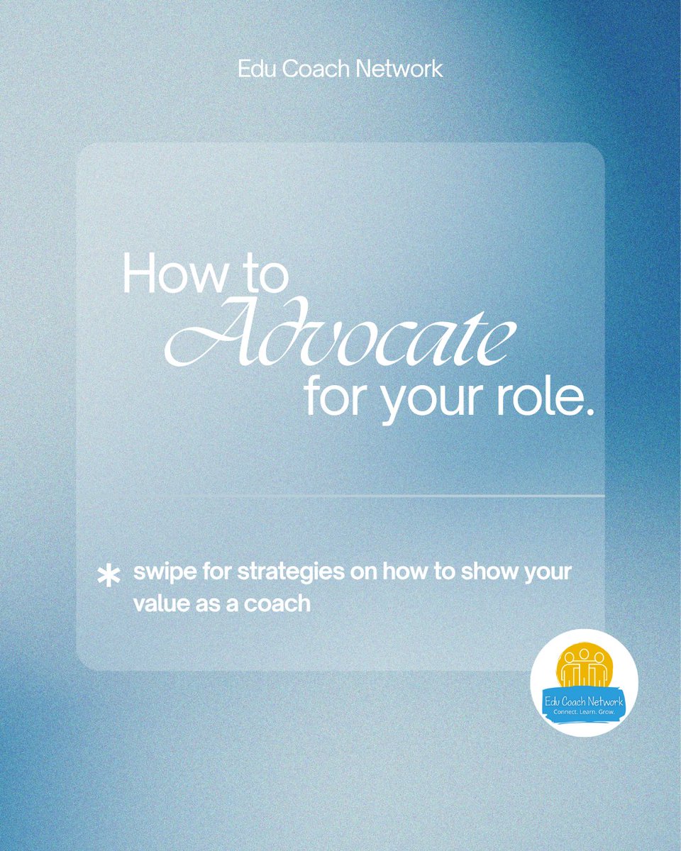 EDU Coach Network tweet media