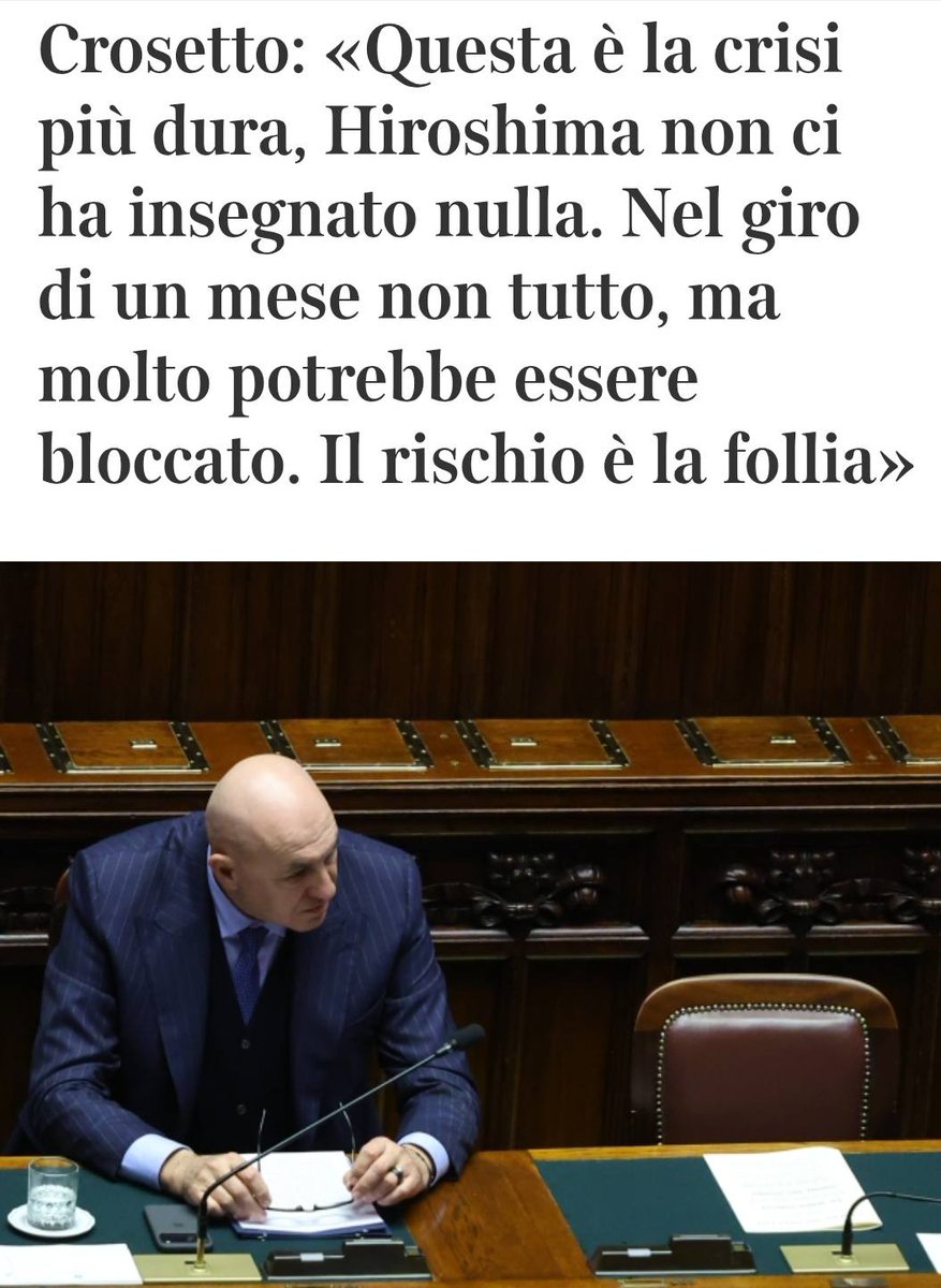 PasqPugliese's tweet image. La follia non è un rischio, come dice @GuidoCrosetto, ma è la corsa agli armamenti fino alle #arminucleari: lo denunciamo e siamo impegnati per politiche attive di #pace. Ma Crosetto non può solo evocarla: deve disinnescarla passando dal #riarmo al #disarmo.
Altrimenti ne è parte