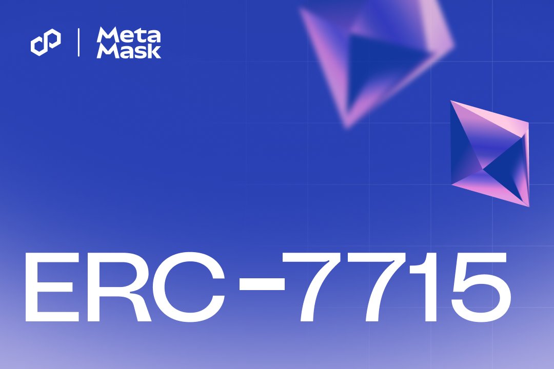 ERC-7715 is now live on Polygon.

Builders can now request scoped permissions from <a href="/MetaMask/">MetaMask 🦊</a>, unlocking new permission models for agents and dApps 🦊
