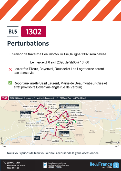 Bus Haut Val d'Oise tweet media