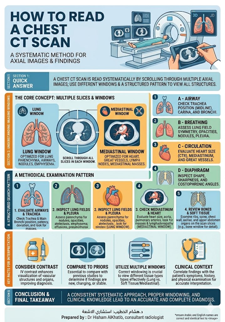 hishamik's tweet photo. 1) Chest Radiology Reading Series For Juniors https://t.co/A3yxpQLR2Z